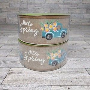 Member's Mark "Hello Spring" 2 1/2" x 50 YDS *BRAND NEW* Lot of 2 Rolls